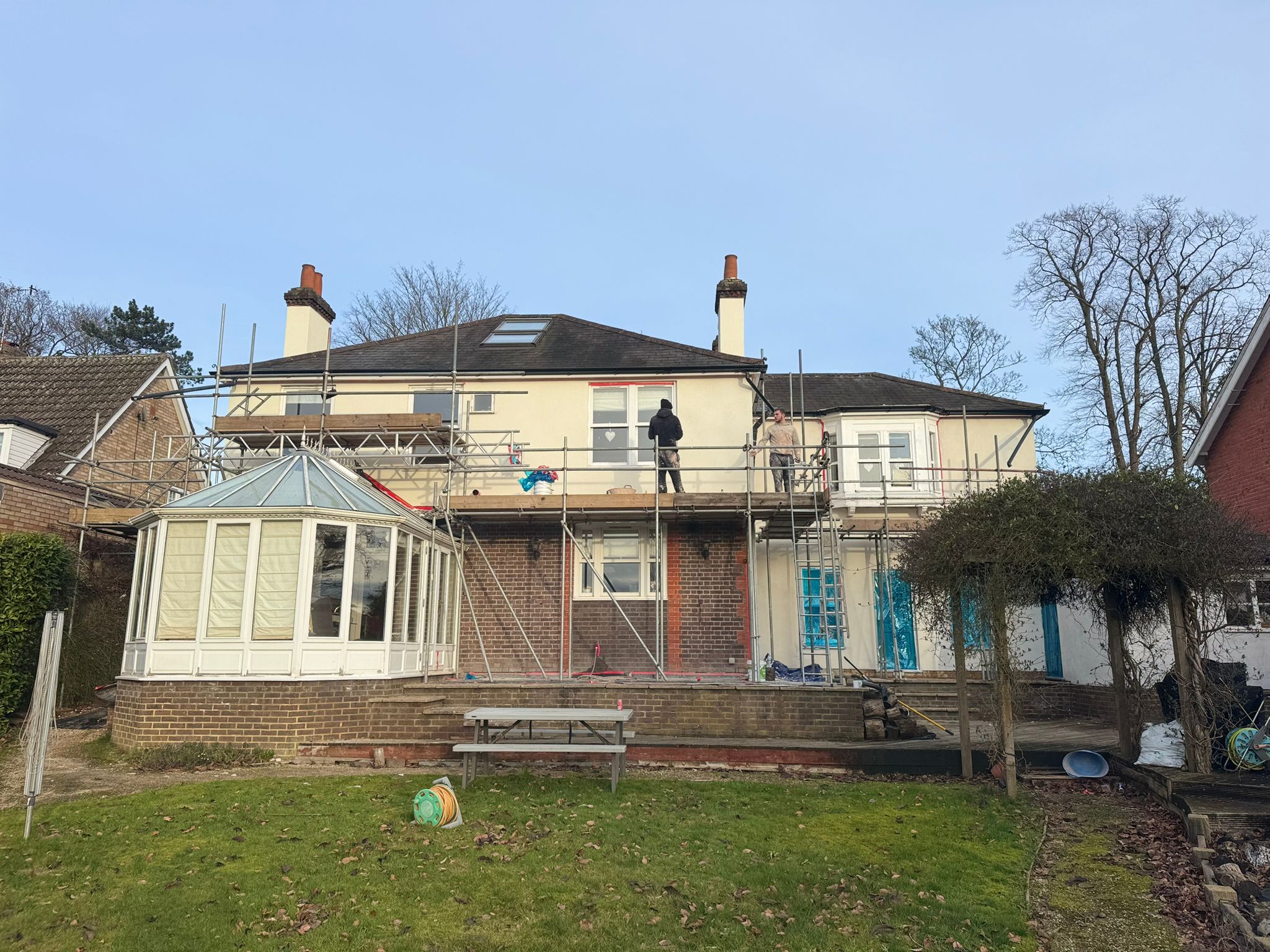 House rendering in progress